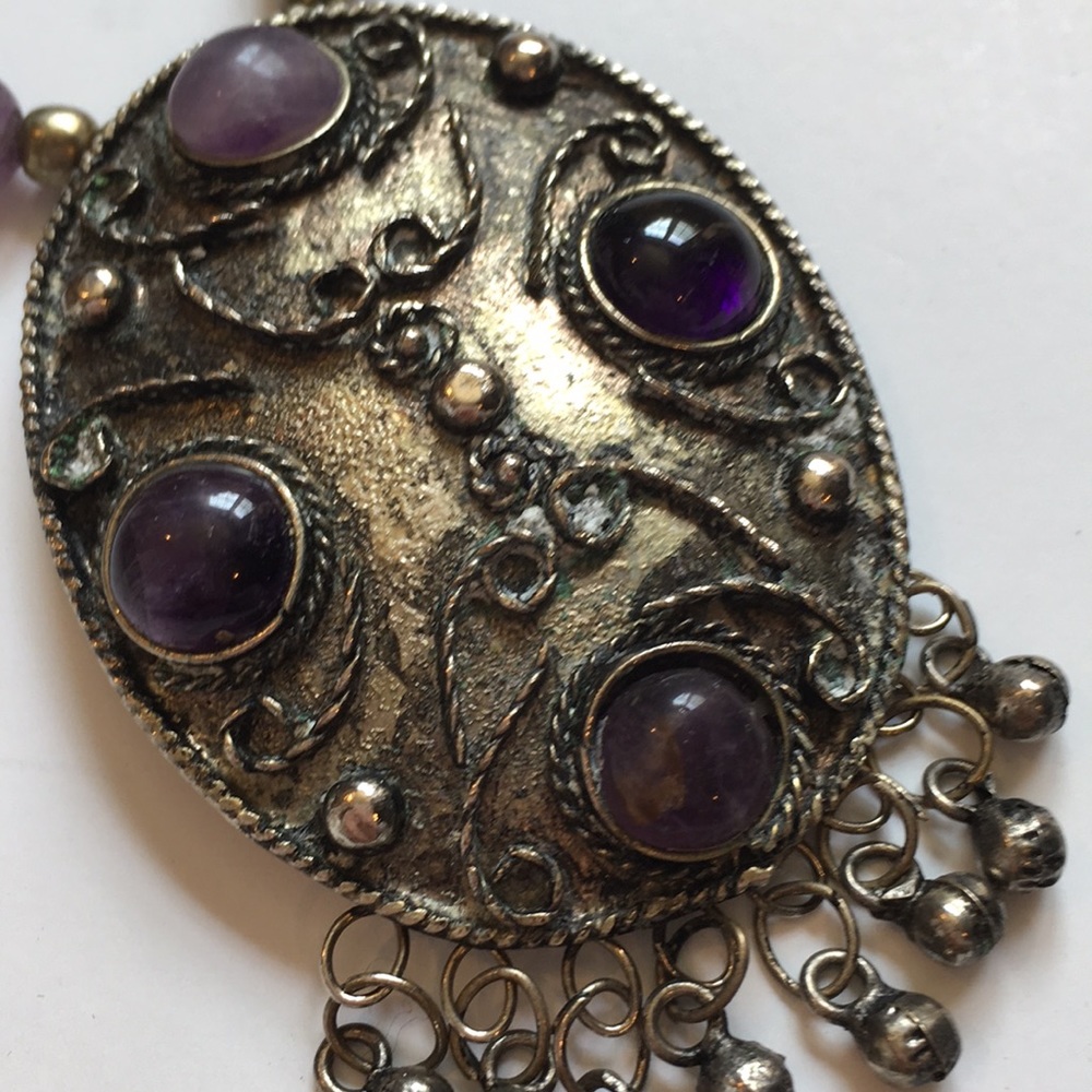 Amethyst Necklace - Picture 7 of 8
